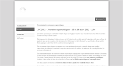 Desktop Screenshot of jsc2012.sciencesconf.org