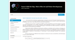 Desktop Screenshot of cancercell-chip.sciencesconf.org
