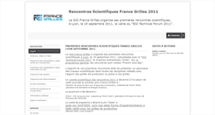 Desktop Screenshot of france-grilles-2011.sciencesconf.org