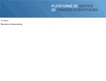 Tablet Screenshot of gplf2011.sciencesconf.org