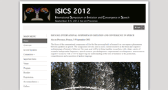 Desktop Screenshot of isics2012.sciencesconf.org