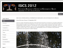 Tablet Screenshot of isics2012.sciencesconf.org