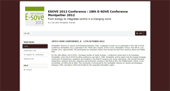 Desktop Screenshot of esove2012conf.sciencesconf.org