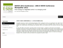 Tablet Screenshot of esove2012conf.sciencesconf.org