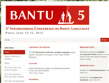 Tablet Screenshot of bantu5.sciencesconf.org