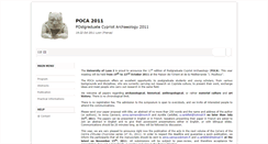 Desktop Screenshot of poca2011.sciencesconf.org