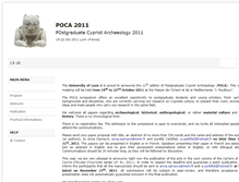 Tablet Screenshot of poca2011.sciencesconf.org